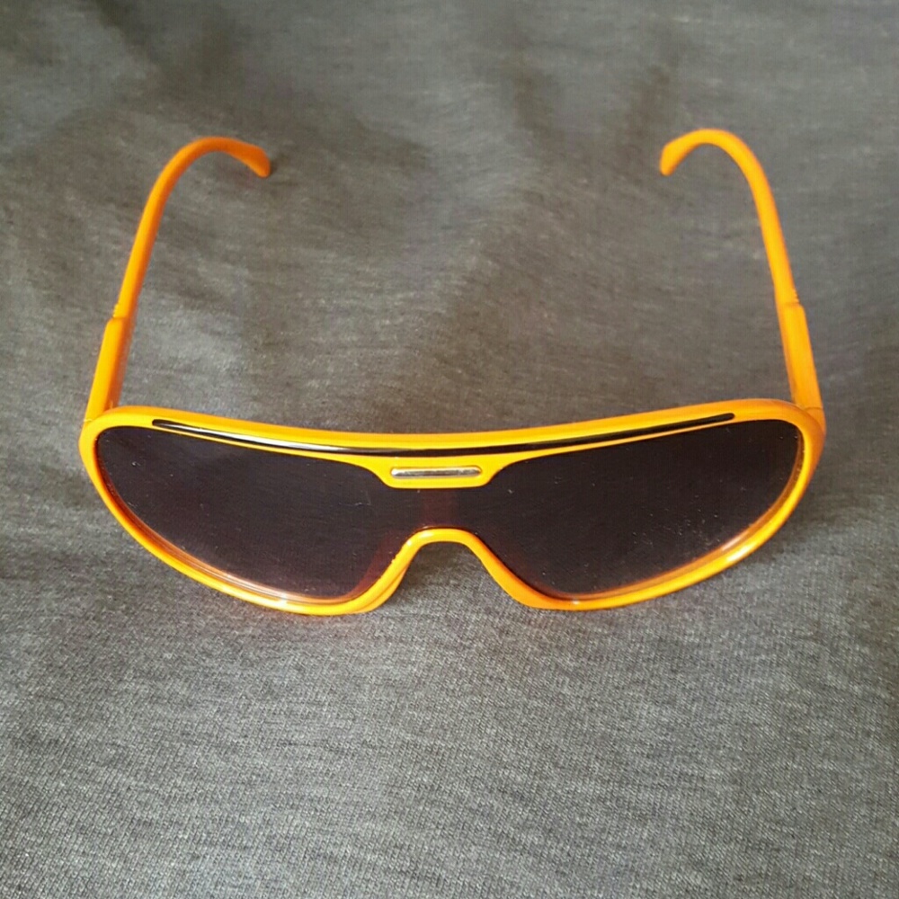 Orange Aviator Sunglasses